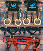BUNDLE 11 ( SAVE 122 EUR) Two  full kit rings  system Large Harness + 1 Small Harness
